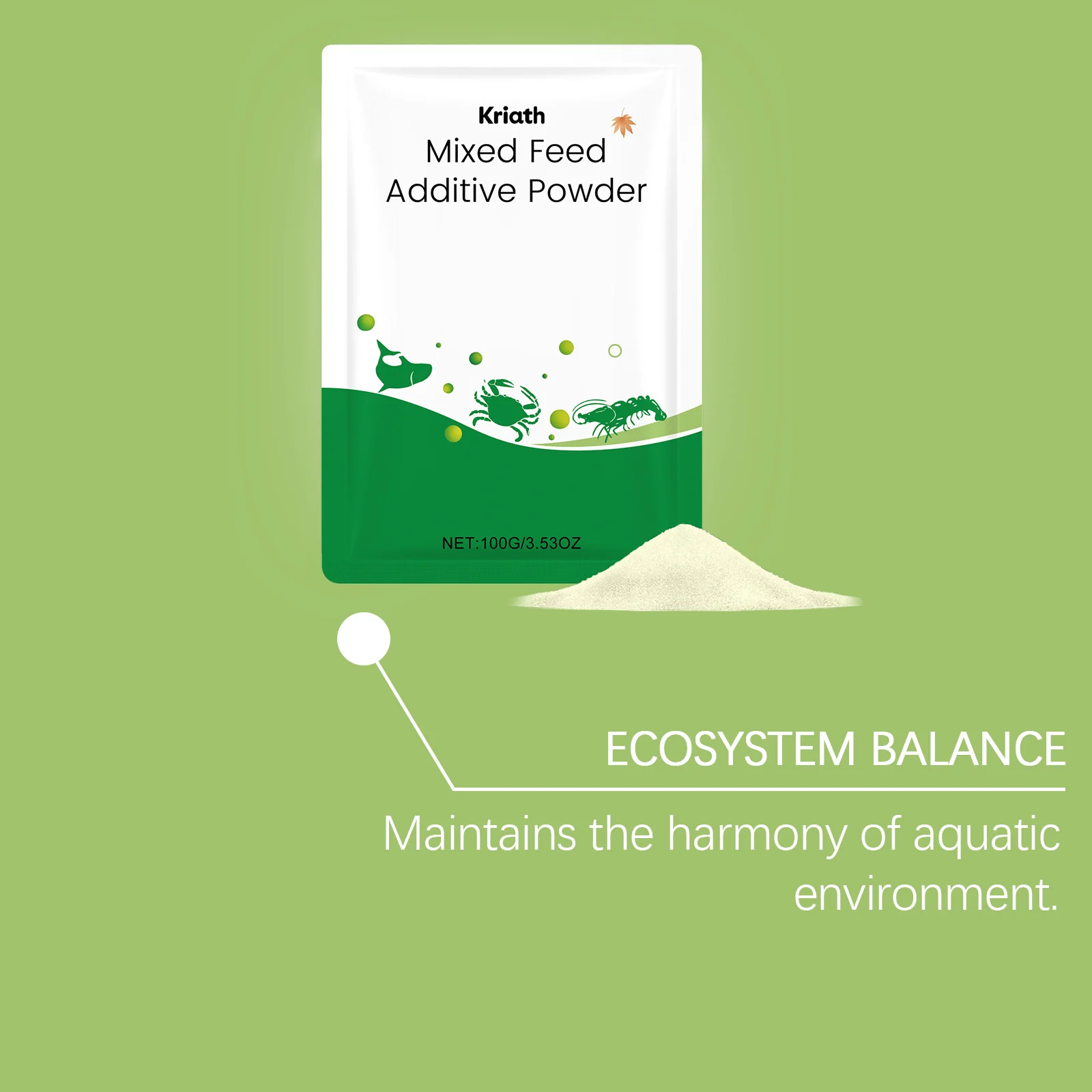 Mixed Feed Additive Powder for Aquaculture - Growth & Stability Formula 10 aquatic feed additive powder spu988677708198 desc 10
