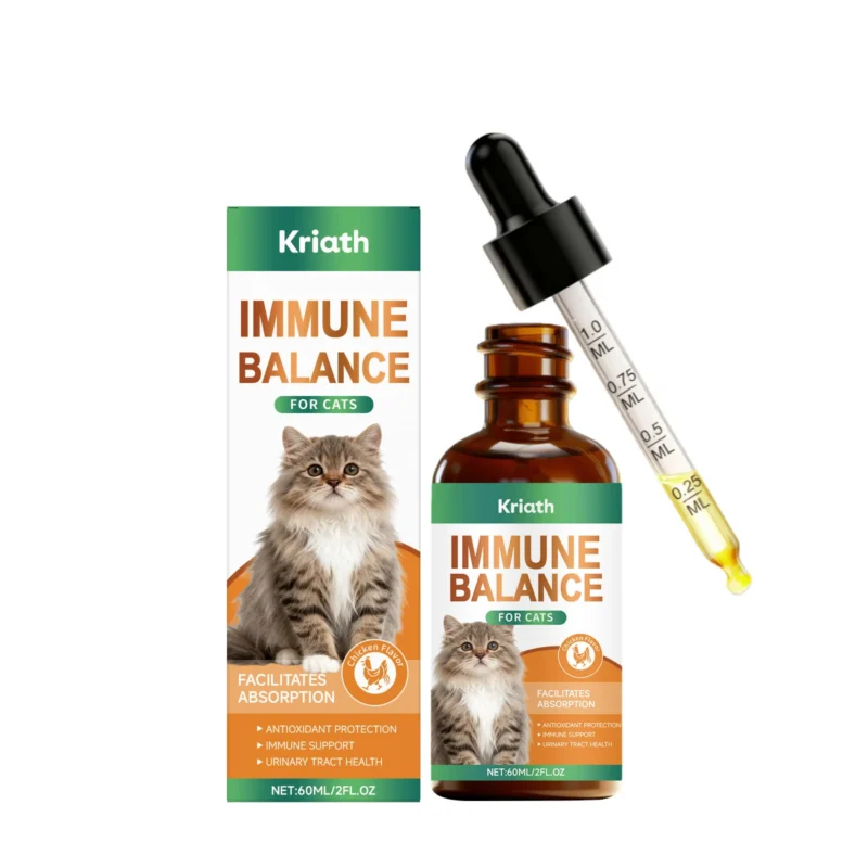 cat-supplement-drops-spu990100830225-1 Kriath Immune Balance Cat Supplement Drops for Urinary Tract & Immune Support, 60ml