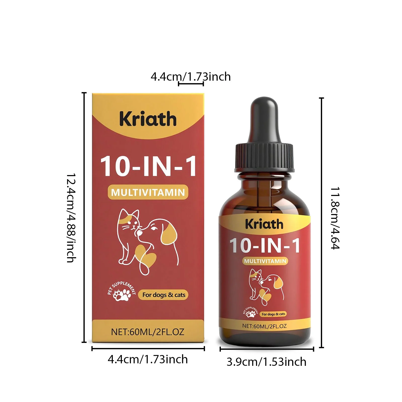 10-in-1 Multivitamin Liquid for Dogs and Cats - Joint & Immune Support 1 pet multivitamin liquid spu976102704600 desc 1